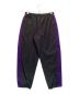 Needles (ニードルズ) DC SHOE (ディーシーシュ) TRACK PANT-POLY RIPSTOP / トラックパンツ ポリ リップストップ ブラック×パープル サイズ:M：15000円