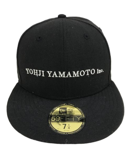 New Era（ニューエラ）New Era (ニューエラ) YOHJI YAMAMOTO (ヨウジヤマモト) キャップ ブラック サイズ:57.7cm 7 1/4の古着・服飾アイテム