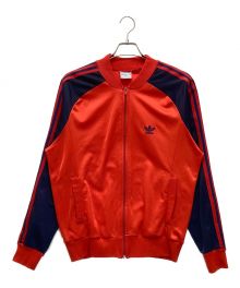 adidas（アディダス）の古着「トラックジャケット　バイカラー　70-80s　USA製」｜レッド