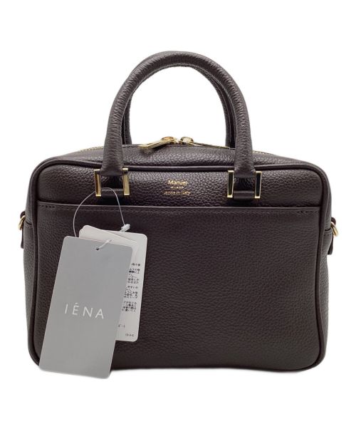 Manuel MILANO（マニュエルミラノ）Manuel MILANO (マニュエルミラノ) IENA (イエナ) 別注レザーバッグ MIDI 2WAY ハンドバッグ ショルダーバッグ カウレザー ブラウン 未使用品の古着・服飾アイテム