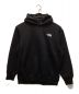 THE NORTH FACE（ザ ノース フェイス）の古着「Back Square Logo Hoodie」｜ブラック