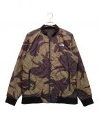 THE NORTH FACEザ ノース フェイス）の古着「JESTER JACKET / ジェスタージャケット　リバーシブルブルゾン　カモフラ　並行品」｜オリーブ×ブラック