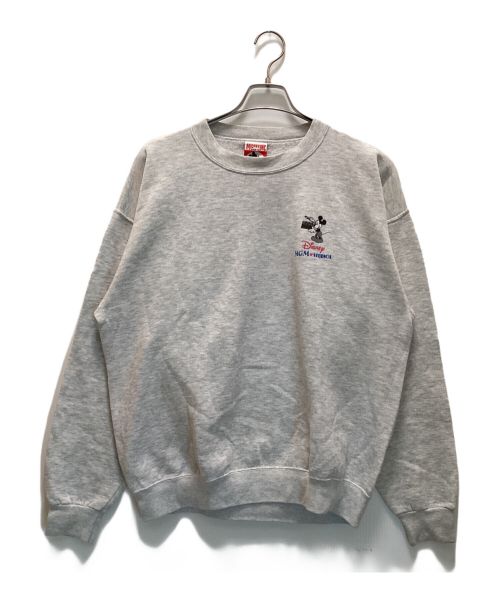 MICKEY INC（ミッキー,インク）MICKEY INC (ミッキー,インク) 90'Sプリントスウェット グレー サイズ:Ｌの古着・服飾アイテム