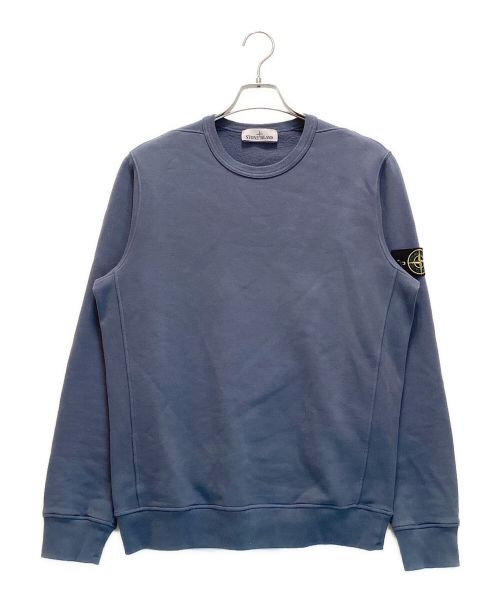 STONE ISLAND（ストーンアイランド）STONE ISLAND (ストーンアイランド) Crewneck Pullover / クルーネック プルオーバー ブルー サイズ:Mの古着・服飾アイテム