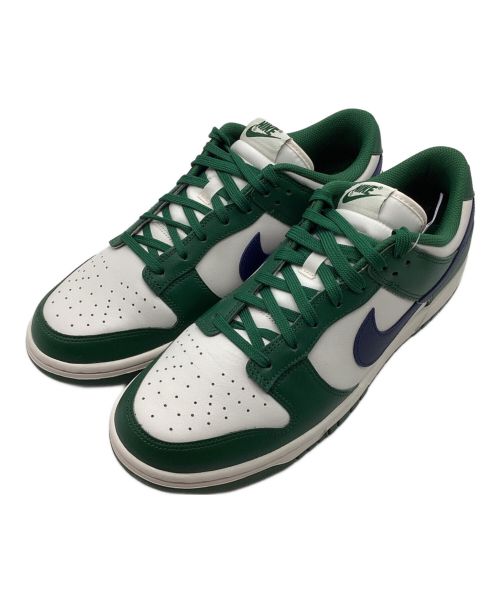 NIKE（ナイキ）NIKE (ナイキ) WMNS DUNK LOW /  ウィメンズ ダンク ロー グリーン×ネイビー サイズ:29 未使用品の古着・服飾アイテム