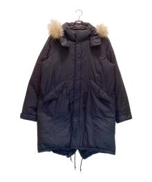 AIGLE（エーグル）の古着「ダウンモッズコート」｜ネイビー