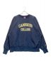 Champion（チャンピオン）の古着「古着カレッジスウェット　良フェード　CANISIUS COLLEGE」｜ネイビー