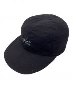 SEDAN ALL-PURPOSEセダンオールパーパス）の古着「Tech Logo Camp Cap / テック ロゴ キャンプ キャップ」｜ブラック