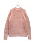 CINOH（チノ）の古着「ALPACA RAGLAN BOTTLE NECK KNIT / アルパカラグランボトルネックニット」｜ピンク