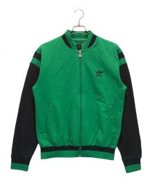 adidas（アディダス）の古着「古着トラックジャケット　00S　万国旗タグ」｜グリーン×ブラック