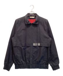 maison kitsune（メゾンキツネ）の古着「NEW WINDBREAKER / ニュー ウインドブレーカー　ジップアップジャケット」｜ブラック