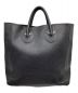 YOUNG & OLSEN The DRYGOODS STORE (ヤングアンドオルセン ザ ドライグッズストア) EMBOSSED LEATHER TOTE / エンボス レザー トートバッグ ブラック：10000円