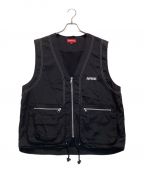 SUPREMEシュプリーム）の古着「Nylon Cargo Vest / ナイロンカーゴベスト 19SS」｜ブラック