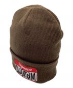 SUPREME×MARK GONZALESシュプリーム×マーク・ゴンザレス）の古着「Gonz Nametag Beanie / ゴンズ ネームタグ ビーニー」｜ブラウン