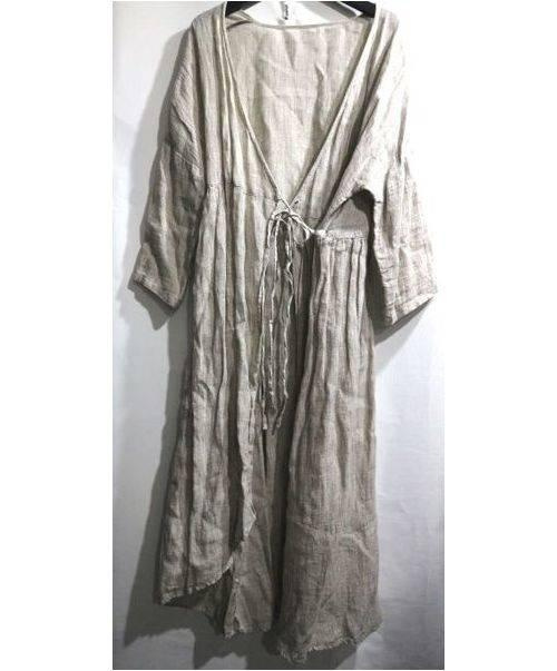 中古 古着通販 Nest Robe ネストローブ カシュクールリネンワンピ ベージュ サイズ Free ブランド 古着通販 トレファク公式 Trefac Fashion