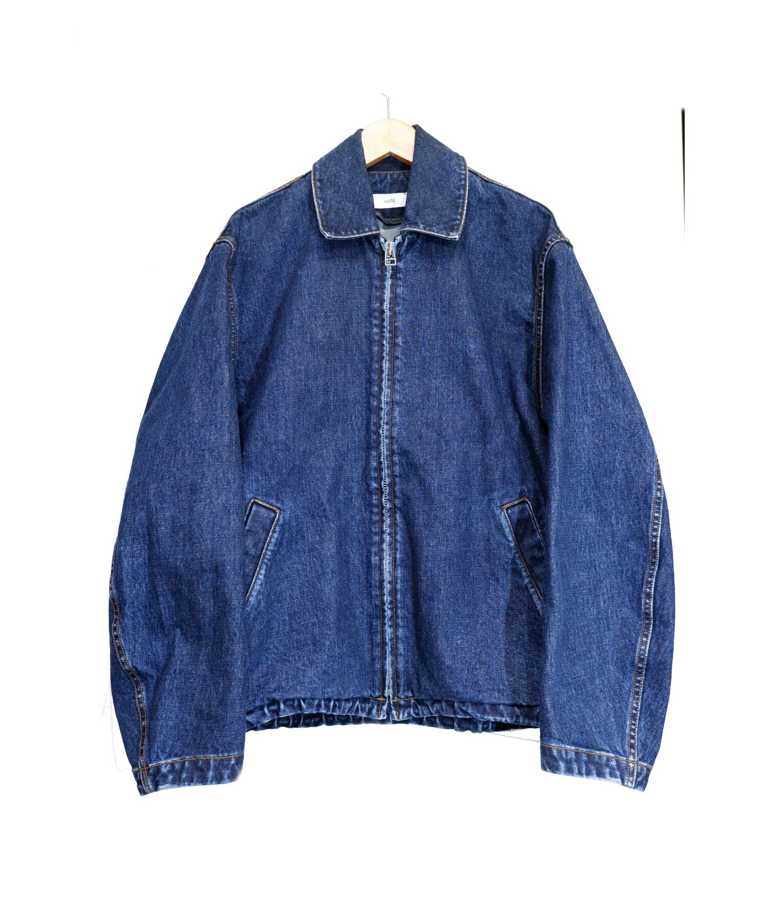 今だけ限定15%OFFクーポン発行中 unfil アンフィル cotton-denim zip