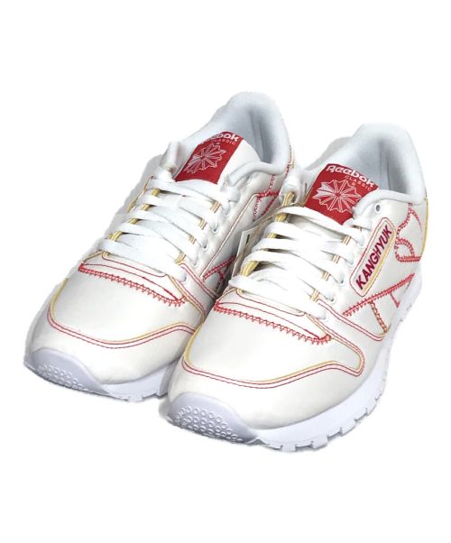 KANGHYUK（カンヒョク）KANGHYUK (カンヒョク) REEBOK CLASSIC (リーボック クラシック) コラボスニーカー ホワイト サイズ:26.5の古着・服飾アイテム