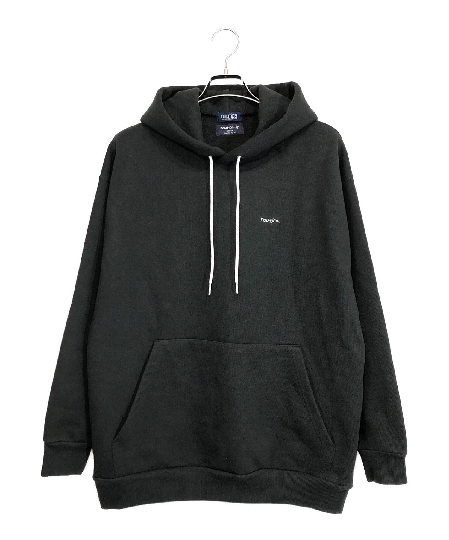 中古・古着通販】NAUTICA (ノーティカ) TOO HEAVY Fleece Sweat Hoodie ブラック サイズ:M｜ブランド・古着通販  トレファク公式【TREFAC FASHION】