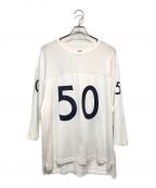 MASON Athletic Wearメイソン アスレティックウェア）の古着「フットボールTシャツ」｜ホワイト