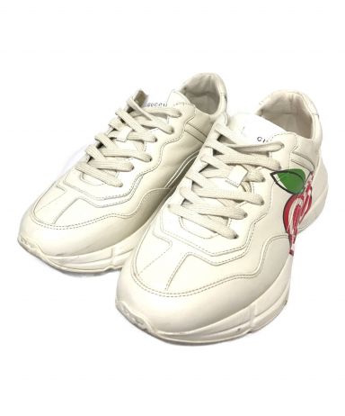 【中古・古着通販】GUCCI (グッチ) GGアップルプリントレザー