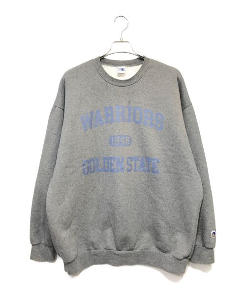 NBA（エヌビーエー）NBA (エヌビーエー) WARRIORS カレッジスウェット グレー サイズ:XLの古着・服飾アイテム