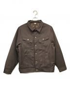 COMFORTABLE REASONコンフォータブルリーズン）の古着「DAILY TRUCKER JACKET-Brown」｜ブラウン