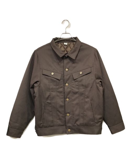 COMFORTABLE REASON（コンフォータブルリーズン）COMFORTABLE REASON (コンフォータブルリーズン) DAILY TRUCKER JACKET-Brown ブラウン サイズ:Mの古着・服飾アイテム