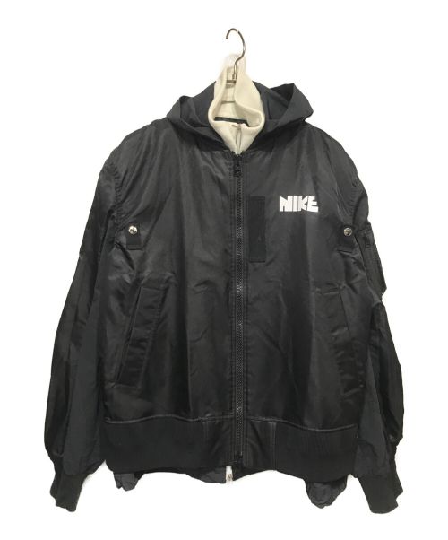 sacai（サカイ）sacai (サカイ) NIKE (ナイキ) NRG LAYERED JKT ブラック サイズ:XLの古着・服飾アイテム