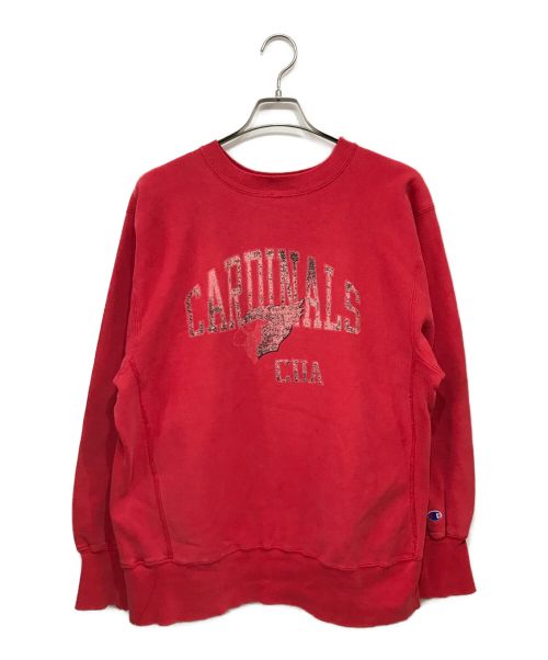 Champion（チャンピオン）Champion (チャンピオン) USA製 CARDINALSリバースウィーブスウェット レッド サイズ:X-LARGEの古着・服飾アイテム