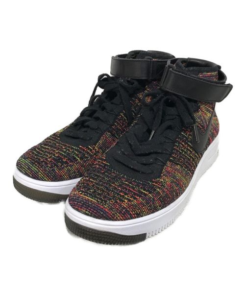 NIKE（ナイキ）NIKE (ナイキ) AIR FORCE 1 ULTRA FLYKNIT MID ハイカットスニーカー ブラック サイズ:SIZE US8.5の古着・服飾アイテム