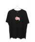 stussy（ステューシー）の古着「ロゴプリントTシャツ」｜ブラック