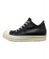 RICK OWENS (リック オウエンス) LPO LOW SNEAKERS ホワイト×ブラック サイズ:40：58000円