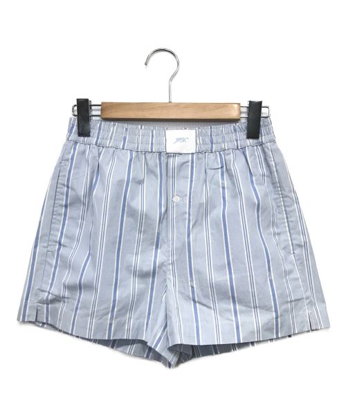 KITH（キス）KITH (キス) Women Ida Logo Stripe Boxer Short スカイブルー サイズ:XSの古着・服飾アイテム