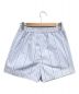 KITH (キス) Women Ida Logo Stripe Boxer Short スカイブルー サイズ:XS：7800円