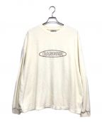 TIGHTBOOTH PRODUCTION×BlackEyePatchタイトブースプロダクション×ブラックアイパッチ）の古着「VELOR LONG SLEEVE TEE」｜ホワイト