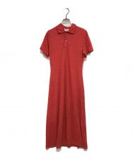 robe de chambre (ローブドシャンブル) ポロシャツワンピース レッド サイズ:記載なし