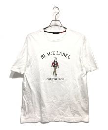 BLACK LABEL CRESTBRIDGE（ブラックレーベル クレストブリッジ）の古着「オーガニックコットングラフィックTシャツ」｜ホワイト