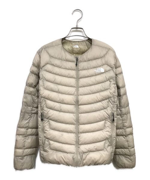 THE NORTH FACE（ザ ノース フェイス）THE NORTH FACE (ザ ノース フェイス) サンダーラウンドネックジャケット　ダウンジャケット サンドトープ サイズ:Lの古着・服飾アイテム