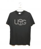 UGG×TELFARアグ×テルファー）の古着「TELFAR コラボ ストーンロゴTシャツ」｜ブラック