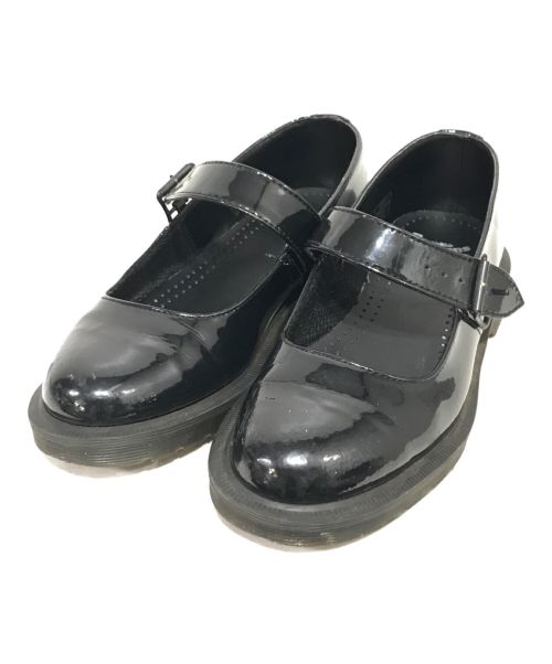 Dr.Martens（ドクターマーチン）Dr.Martens (ドクターマーチン) マリエル メリージェーン エナメルシューズ ブラック サイズ:UK5の古着・服飾アイテム