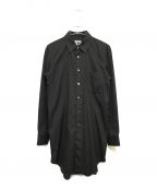 BLACK COMME des GARCONSブラック コムデギャルソン）の古着「サイドジップ長袖シャツ」｜ブラック