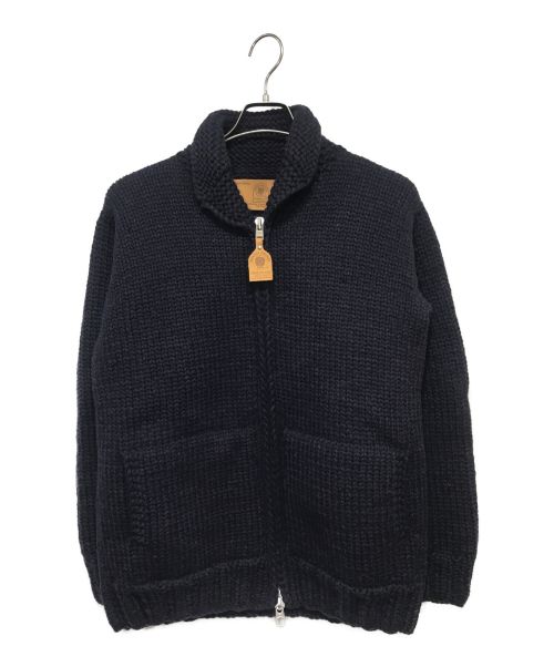 CANADIAN SWEATER（カナディアンセーター）CANADIAN SWEATER (カナディアンセーター) Ron Herman (ロンハーマン) ジップニットジャケット ネイビー サイズ:42の古着・服飾アイテム