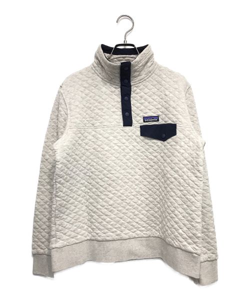 Patagonia（パタゴニア）Patagonia (パタゴニア) Organic Cotton Quilt Snap-T グレー サイズ:Mの古着・服飾アイテム