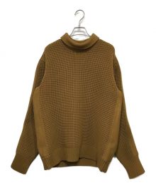 F/CE.（エフシーイー）の古着「POLY FISHERMAN TURTLE KNIT タートルニット」｜ブラウン