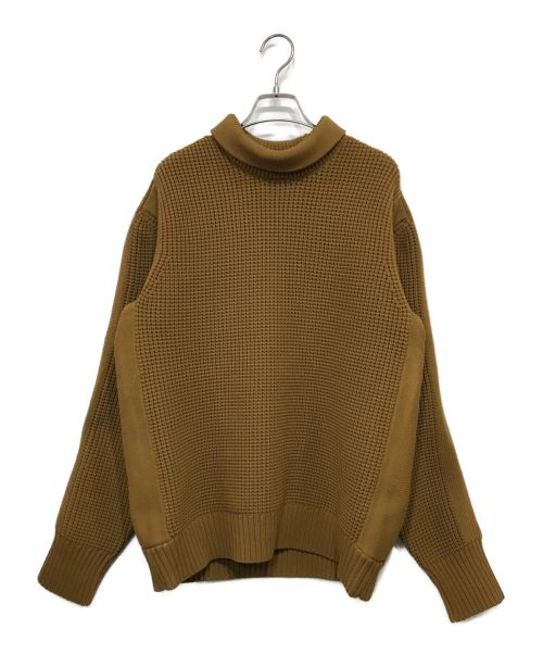 F/CE.（エフシーイー）F/CE. (エフシーイー) POLY FISHERMAN TURTLE KNIT タートルニット ブラウン サイズ:Мの古着・服飾アイテム