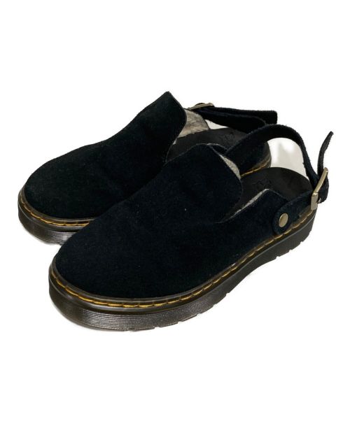 Dr.Martens（ドクターマーチン）Dr.Martens (ドクターマーチン) CARLSON スウェードミュール ブラック サイズ:UK4の古着・服飾アイテム