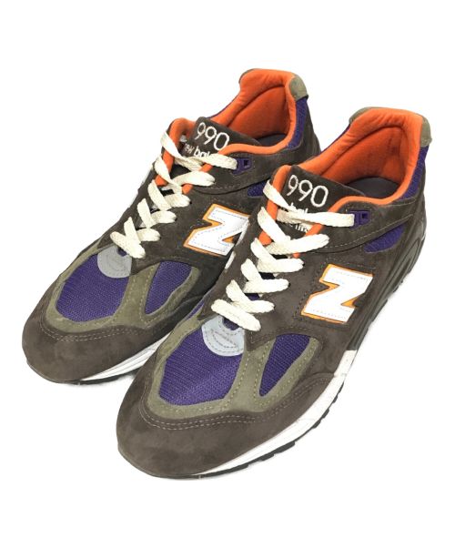 NEW BALANCE（ニューバランス）NEW BALANCE (ニューバランス) Made in USA 990 v2 スニーカー ブラウン サイズ:27.5cmの古着・服飾アイテム