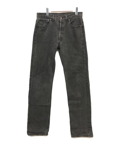 【中古・古着通販】LEVI'S (リーバイス) 501後染めブラックデニム