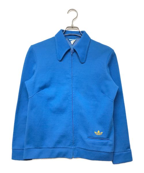 adidas（アディダス）adidas (アディダス) オールド襟付きトラックジャケット ブルー サイズ:46の古着・服飾アイテム