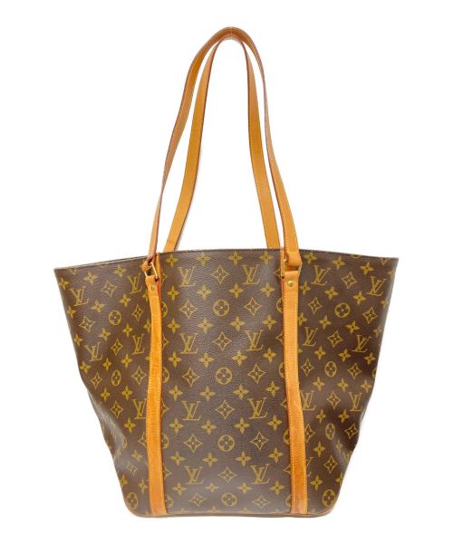 LOUIS VUITTON（ルイ ヴィトン）LOUIS VUITTON (ルイ ヴィトン) サック・ショッピング ショルダートートバッグ ブラウンの古着・服飾アイテム